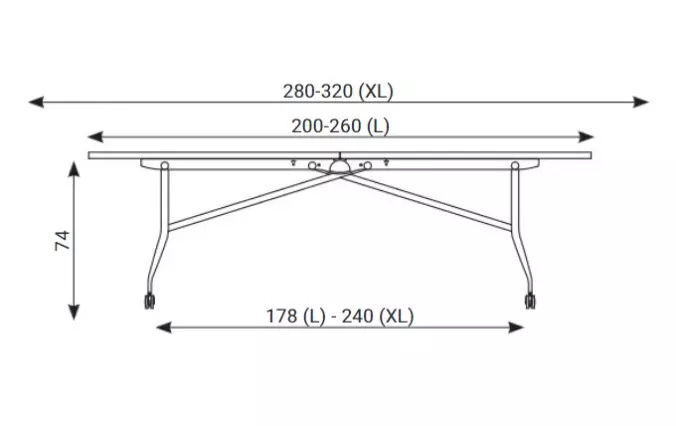 Een Vouwtafel Argo Libro koop je bij Deska Alles voor Kantoor